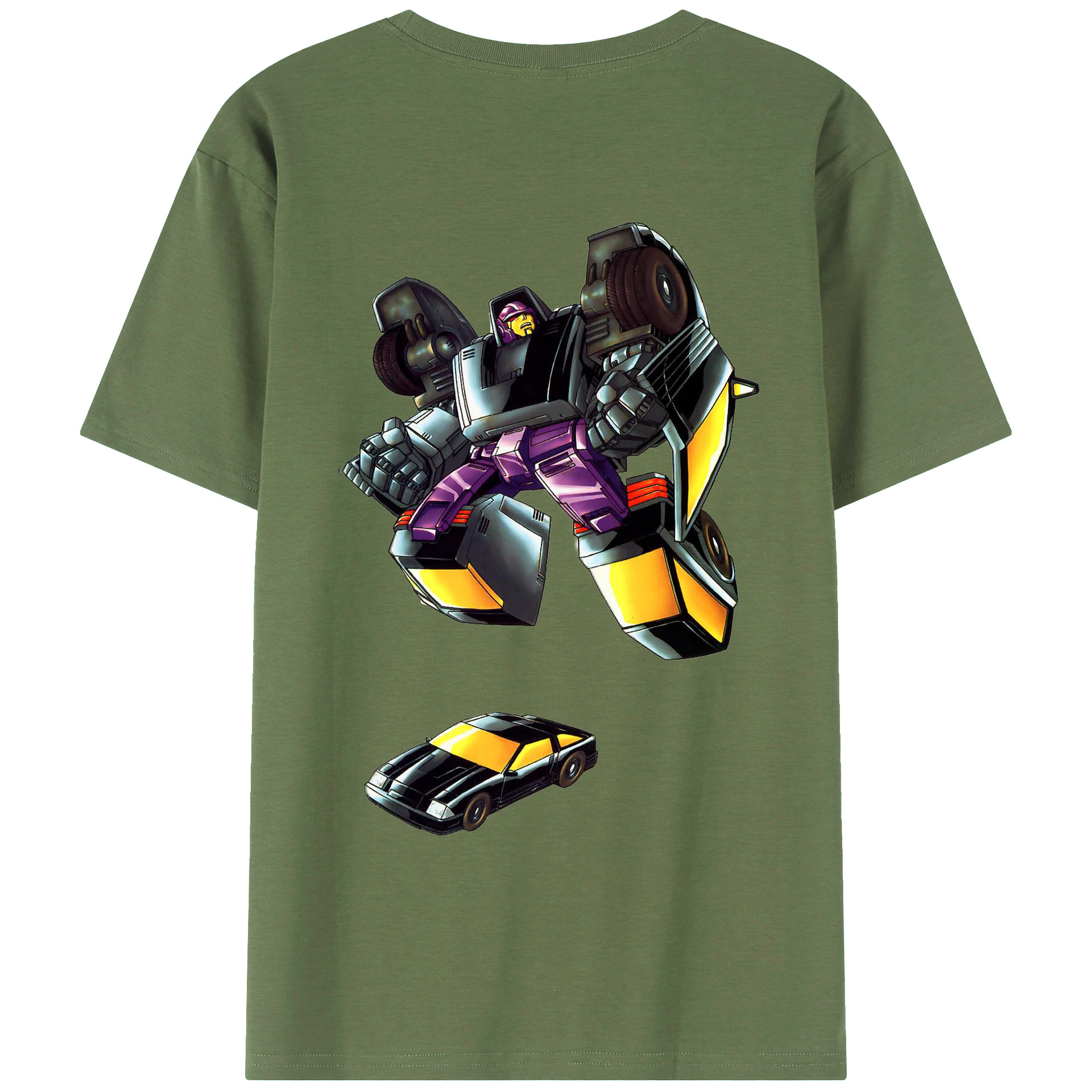 （画像用）  綿100％ メンズ半袖Tシャツ（バックプリント） 通気性